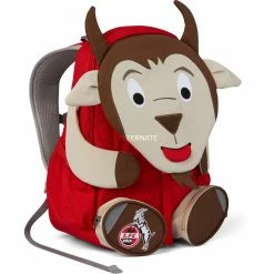 Kinderrucksäcke Affenzahn Großer Freund 1. FC Köln Hennes, Rucksack (braun/dunkelrot)