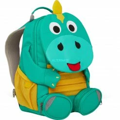 Kinderrucksäcke Affenzahn Großer Freund Dinosaurier, Rucksack (türkis/gelb)