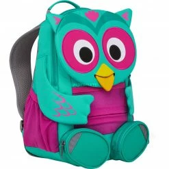 Kinderrucksäcke Affenzahn Großer Freund Eule, Rucksack (türkis/pink)