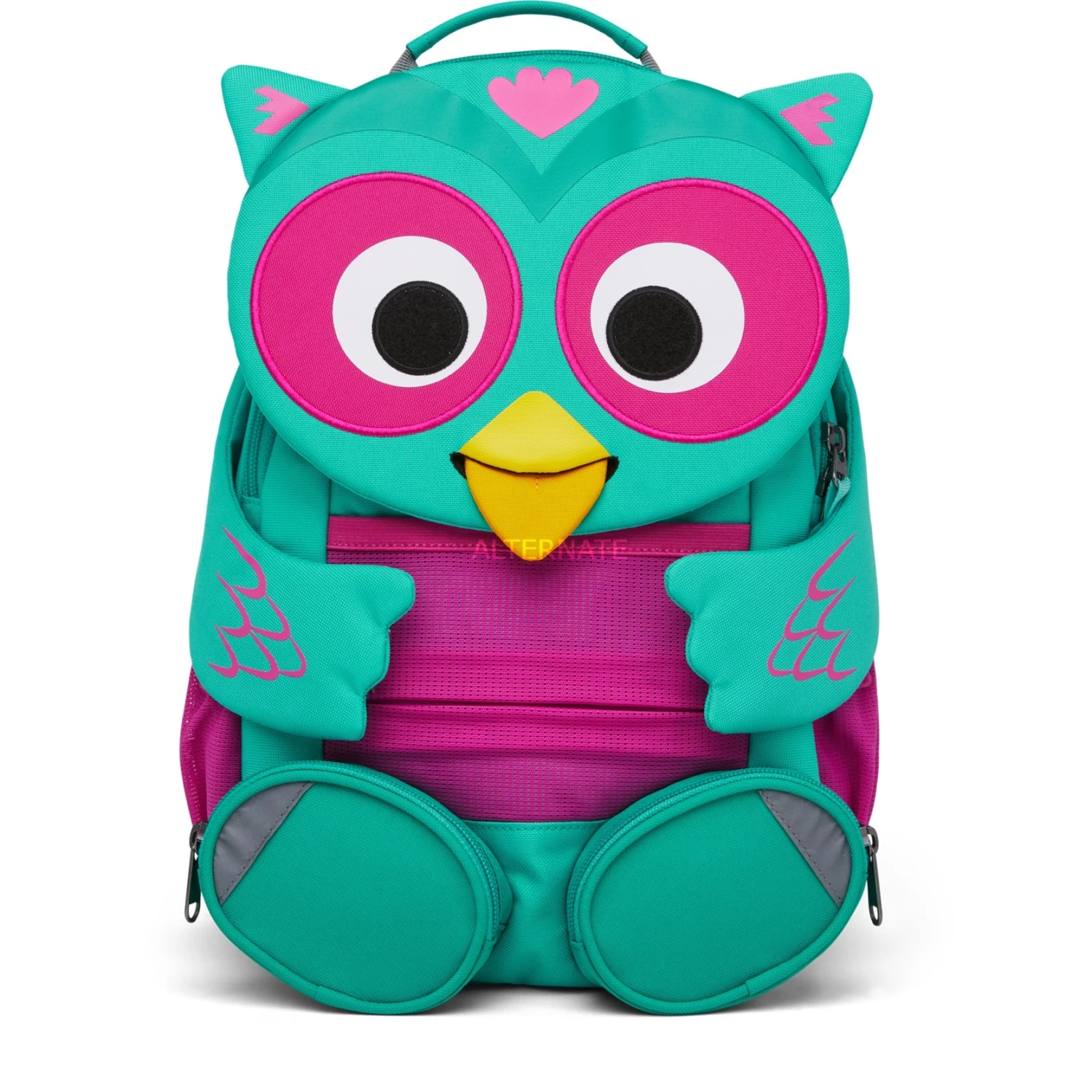 Kinderrucksäcke Affenzahn Großer Freund Eule, Rucksack (türkis/pink) 2 Kinderrucksäcke Affenzahn Großer Freund Eule, Rucksack (türkis/pink) – Bild 2