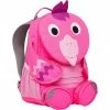 Kinderrucksäcke Affenzahn Großer Freund Flamingo, Rucksack (pink/pink)