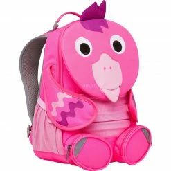 Kinderrucksäcke Affenzahn Großer Freund Flamingo, Rucksack (pink/pink)