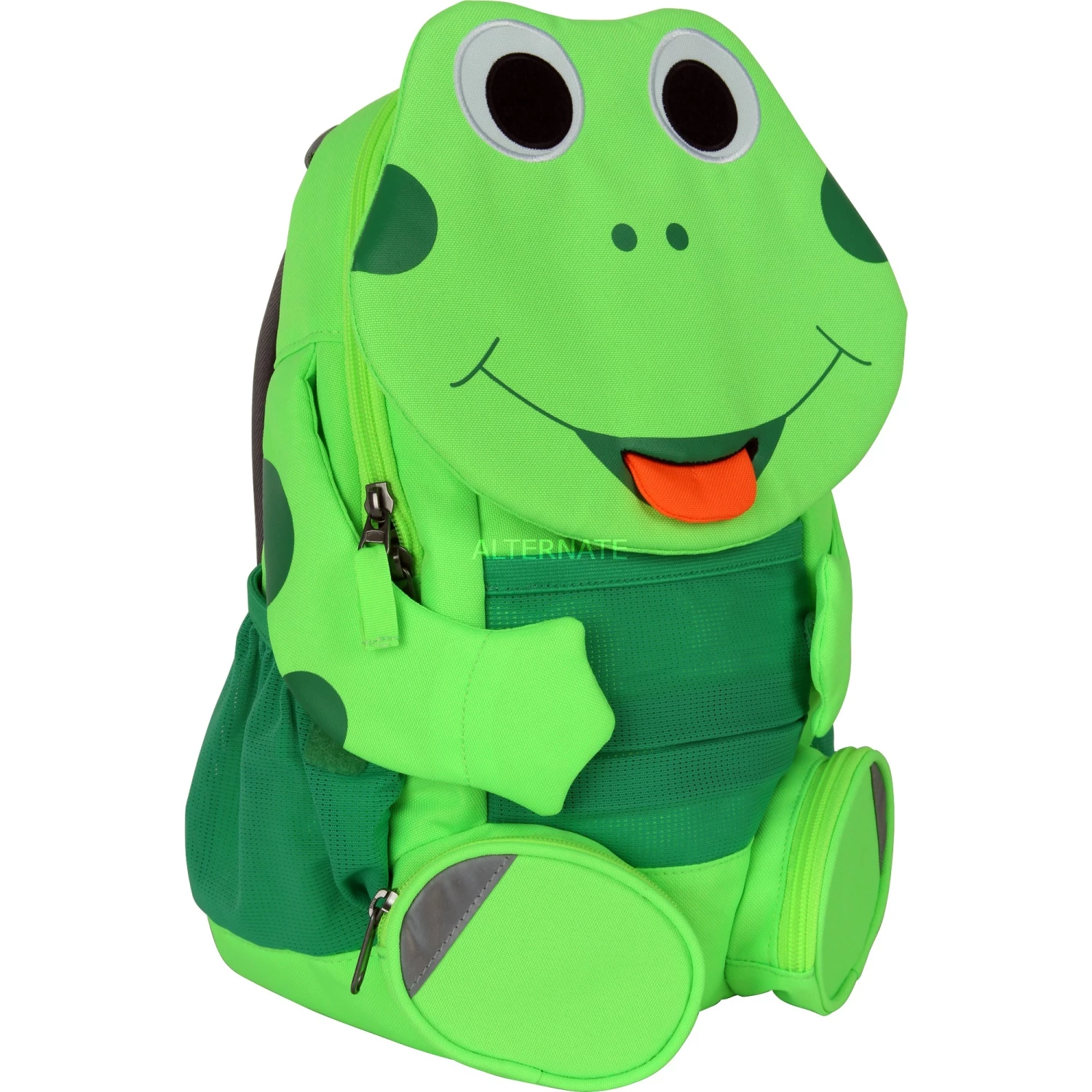 Kinderrucksäcke Affenzahn Großer Freund Frosch Neon, Rucksack (grün/hellgrün) 1 Kinderrucksäcke Affenzahn Großer Freund Frosch Neon, Rucksack (grün/hellgrün)