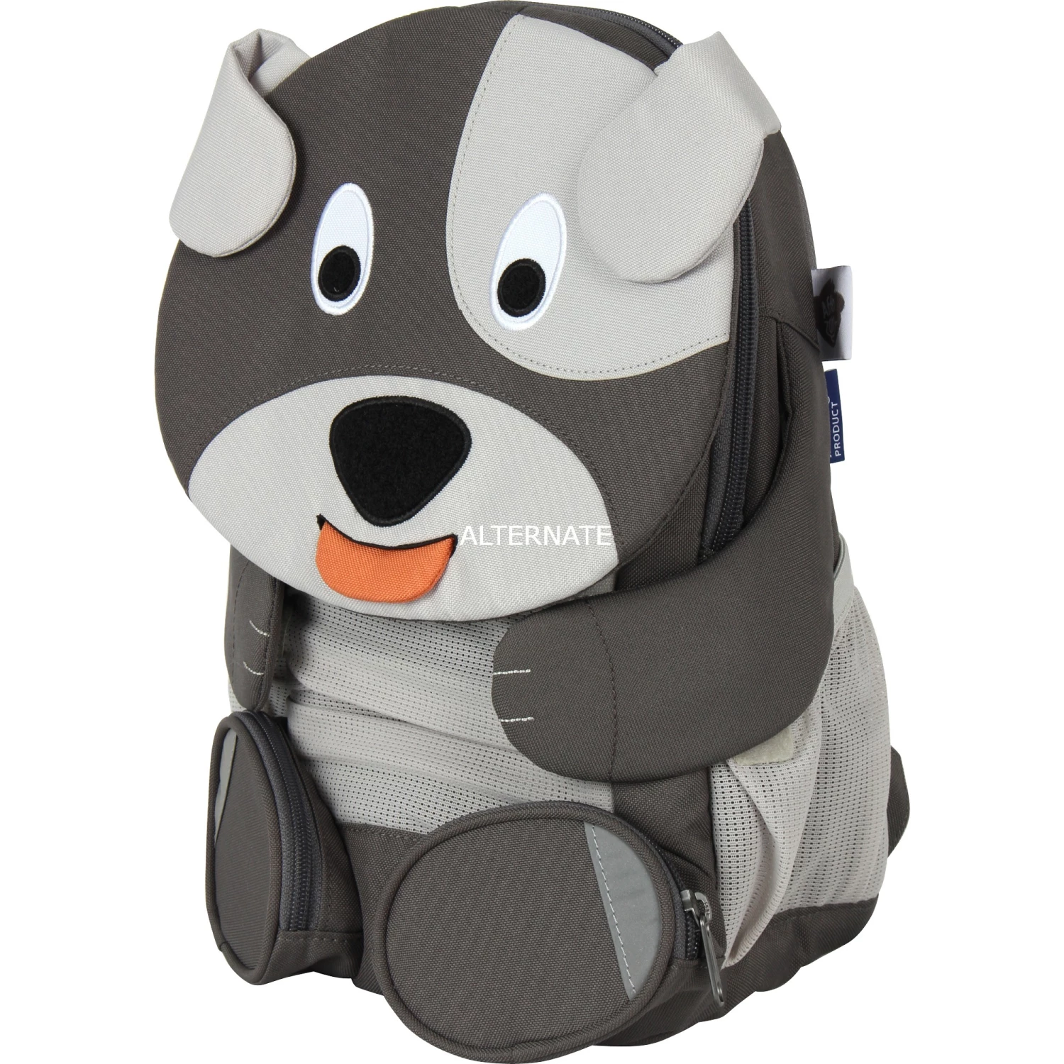 Kinderrucksäcke Affenzahn Großer Freund Hund, Rucksack (grau/hellgrau) 3 Kinderrucksäcke Affenzahn Großer Freund Hund, Rucksack (grau/hellgrau) – Bild 3