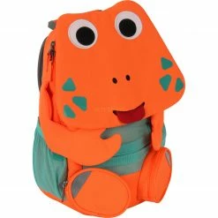 Kinderrucksäcke Affenzahn Großer Freund Krabbe Neon, Rucksack (orange/mint)