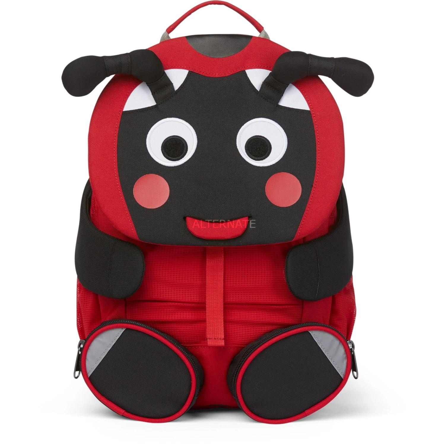Kinderrucksäcke Affenzahn Großer Freund Marienkäfer, Rucksack (schwarz/dunkelrot) 2 Kinderrucksäcke Affenzahn Großer Freund Marienkäfer, Rucksack (schwarz/dunkelrot) – Bild 2