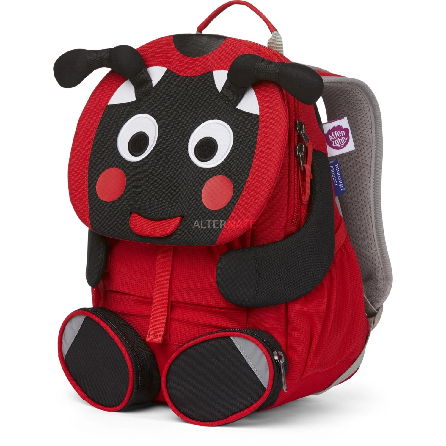 Kinderrucksäcke Affenzahn Großer Freund Marienkäfer, Rucksack (schwarz/dunkelrot) 4 Kinderrucksäcke Affenzahn Großer Freund Marienkäfer, Rucksack (schwarz/dunkelrot) – Bild 4
