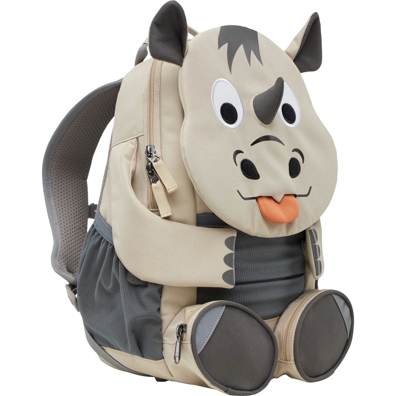 Kinderrucksäcke Affenzahn Großer Freund Nashorn, Rucksack (beige/grau) 1 Kinderrucksäcke Affenzahn Großer Freund Nashorn, Rucksack (beige/grau)
