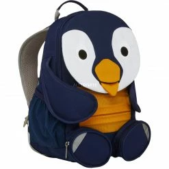 Kinderrucksäcke Affenzahn Großer Freund Pinguin, Rucksack (dunkelblau/weiß)