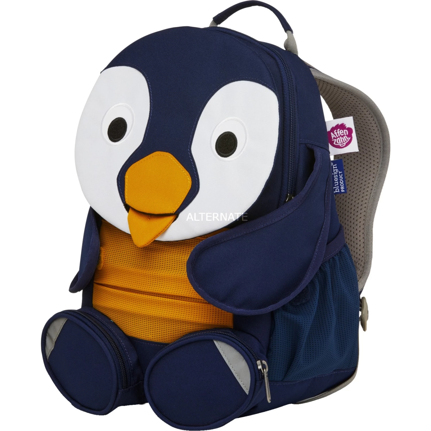Kinderrucksäcke Affenzahn Großer Freund Pinguin, Rucksack (dunkelblau/weiß) 3 Kinderrucksäcke Affenzahn Großer Freund Pinguin, Rucksack (dunkelblau/weiß) – Bild 3