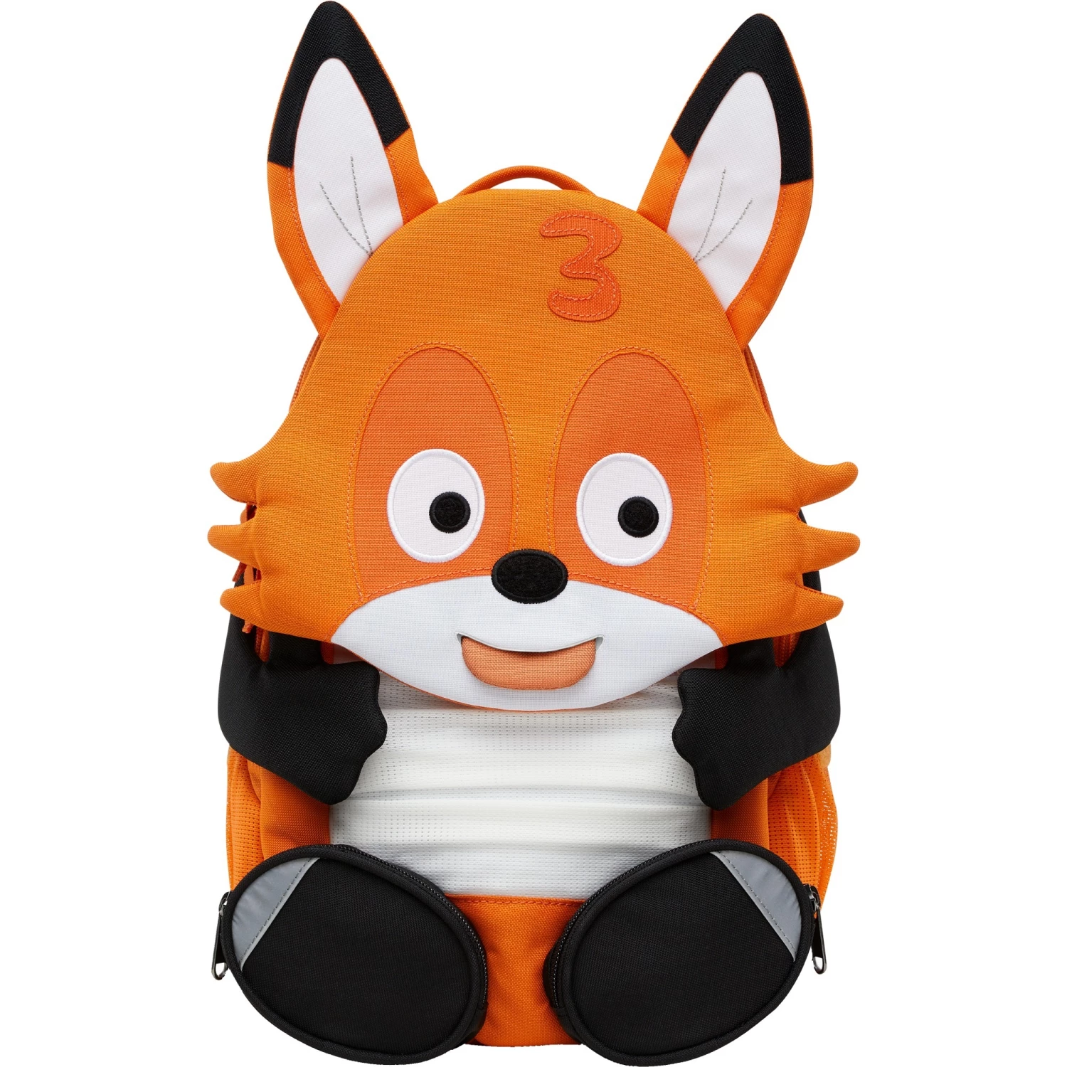 Kinderrucksäcke Affenzahn Großer Freund Tonie Fuchs, Rucksack (orange/schwarz) 2 Kinderrucksäcke Affenzahn Großer Freund Tonie Fuchs, Rucksack (orange/schwarz) – Bild 2