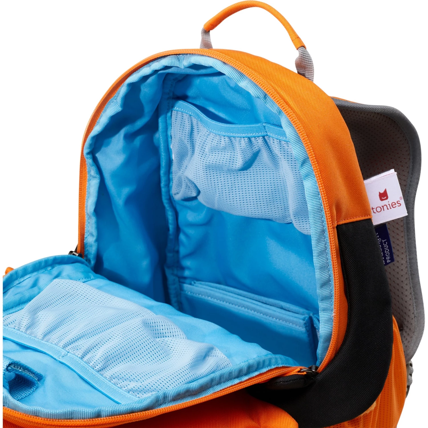 Kinderrucksäcke Affenzahn Großer Freund Tonie Fuchs, Rucksack (orange/schwarz) 6 Kinderrucksäcke Affenzahn Großer Freund Tonie Fuchs, Rucksack (orange/schwarz) – Bild 6