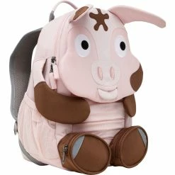 Kinderrucksäcke Affenzahn Großer Freund Tonie Schwein, Rucksack (pink/braun)