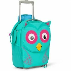 Kinderrucksäcke Affenzahn KinderKoffer Eluise Eule, Trolley (türkis/rosa)