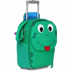 Kinderrucksäcke Affenzahn Kinderkoffer Finn Frosch (grün)