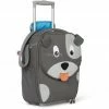 Kinderrucksäcke Affenzahn Kinderkoffer Hugo Hund, Trolley (grau)