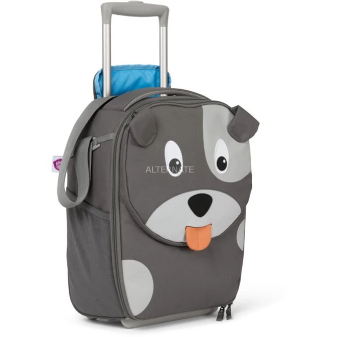 Kinderrucksäcke Affenzahn Kinderkoffer Hugo Hund, Trolley (grau) 1 Kinderrucksäcke Affenzahn Kinderkoffer Hugo Hund, Trolley (grau)