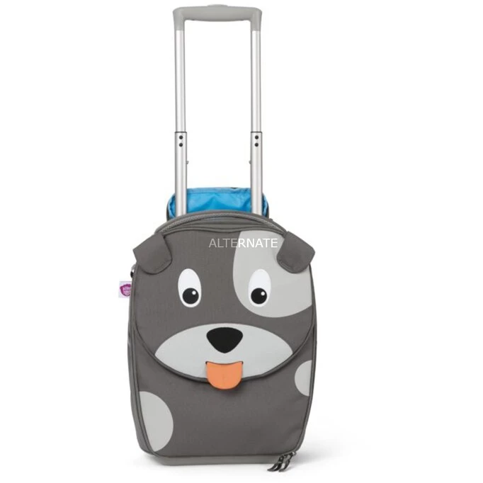 Kinderrucksäcke Affenzahn Kinderkoffer Hugo Hund, Trolley (grau) 2 Kinderrucksäcke Affenzahn Kinderkoffer Hugo Hund, Trolley (grau) – Bild 2