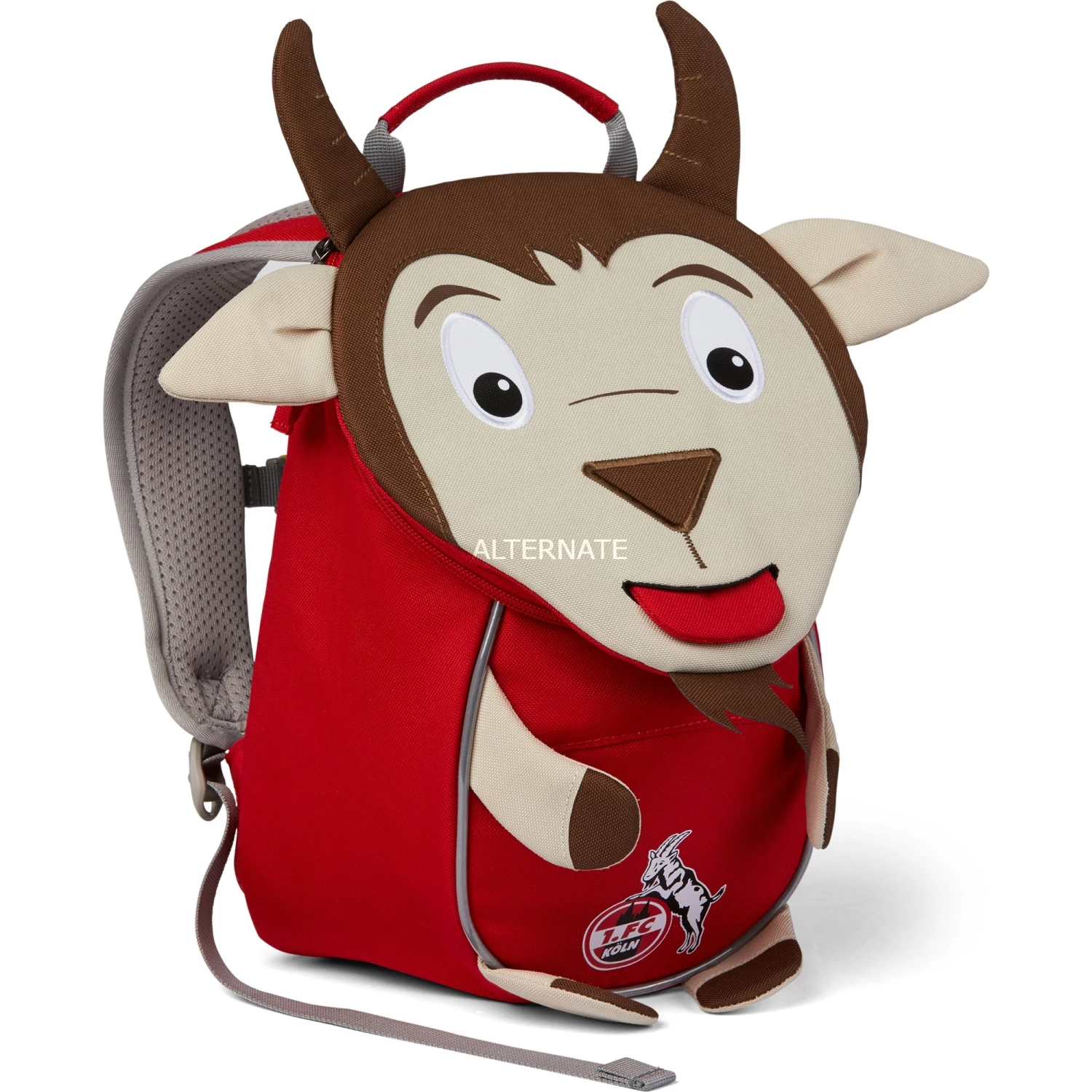 Kinderrucksäcke Affenzahn Kleiner Freund 1. FC Köln Hennes, Rucksack (braun/dunkelrot) 1 Kinderrucksäcke Affenzahn Kleiner Freund 1. FC Köln Hennes, Rucksack (braun/dunkelrot)