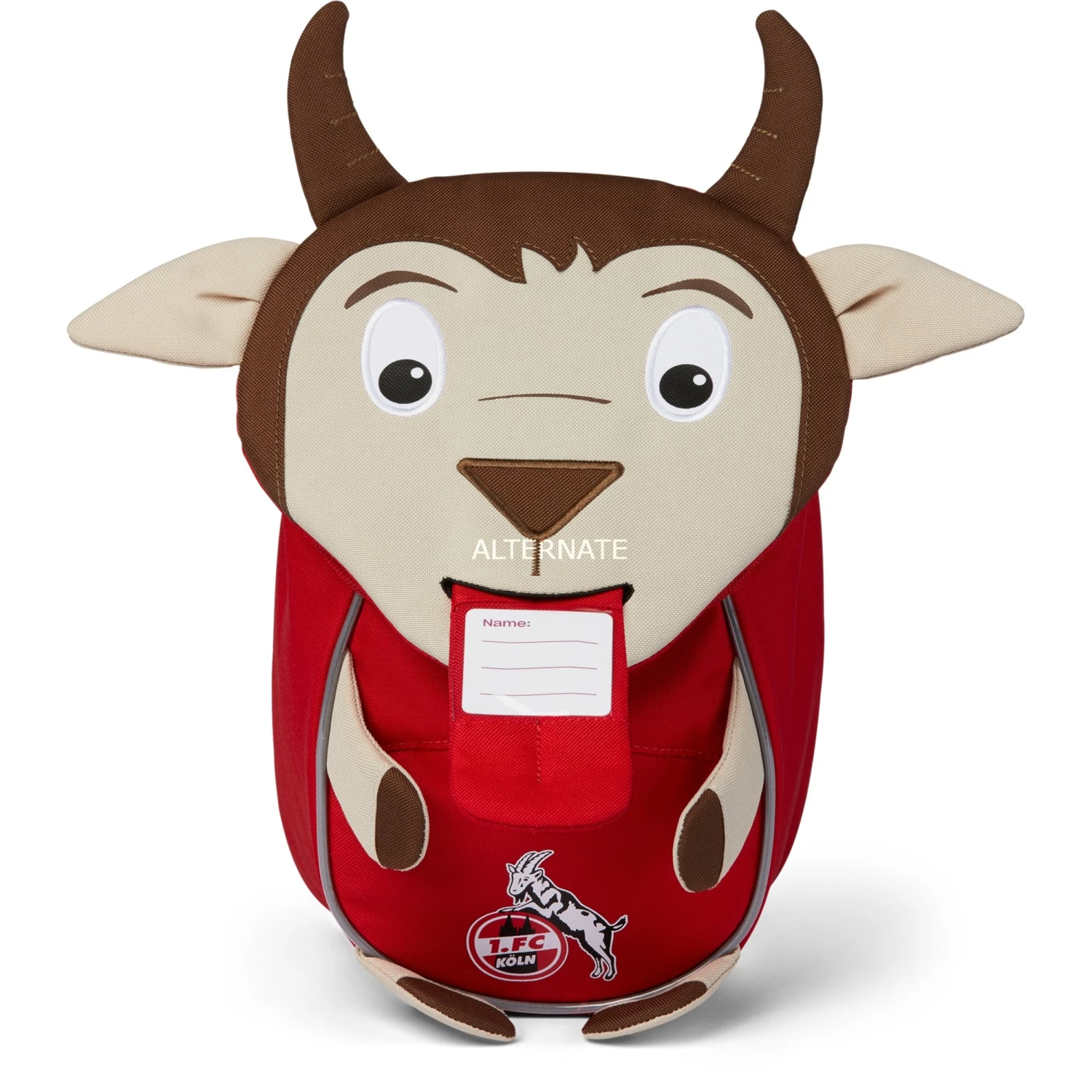 Kinderrucksäcke Affenzahn Kleiner Freund 1. FC Köln Hennes, Rucksack (braun/dunkelrot) 3 Kinderrucksäcke Affenzahn Kleiner Freund 1. FC Köln Hennes, Rucksack (braun/dunkelrot) – Bild 3