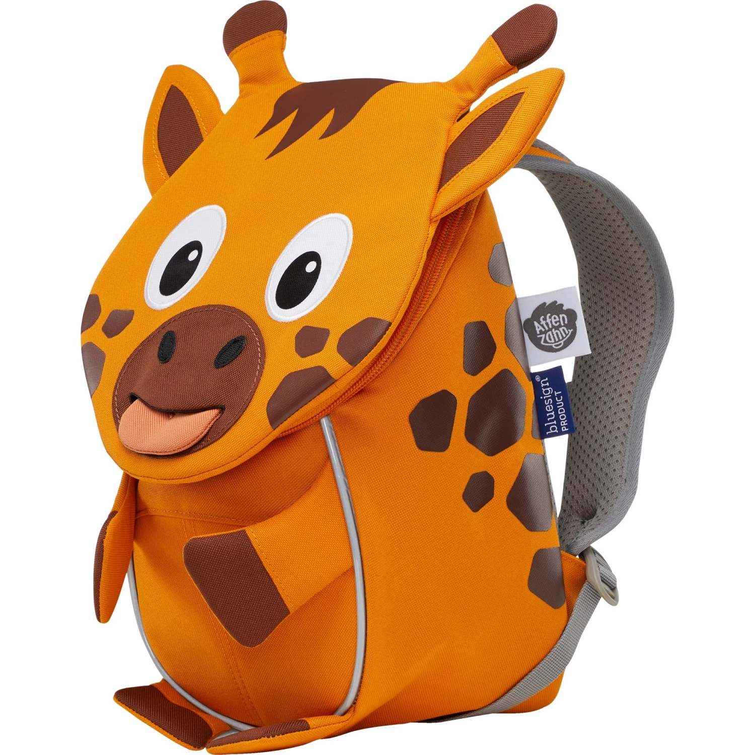 Kinderrucksäcke Affenzahn Kleiner Freund Giraffe, Rucksack (orange/braun) 4 Kinderrucksäcke Affenzahn Kleiner Freund Giraffe, Rucksack (orange/braun) – Bild 4