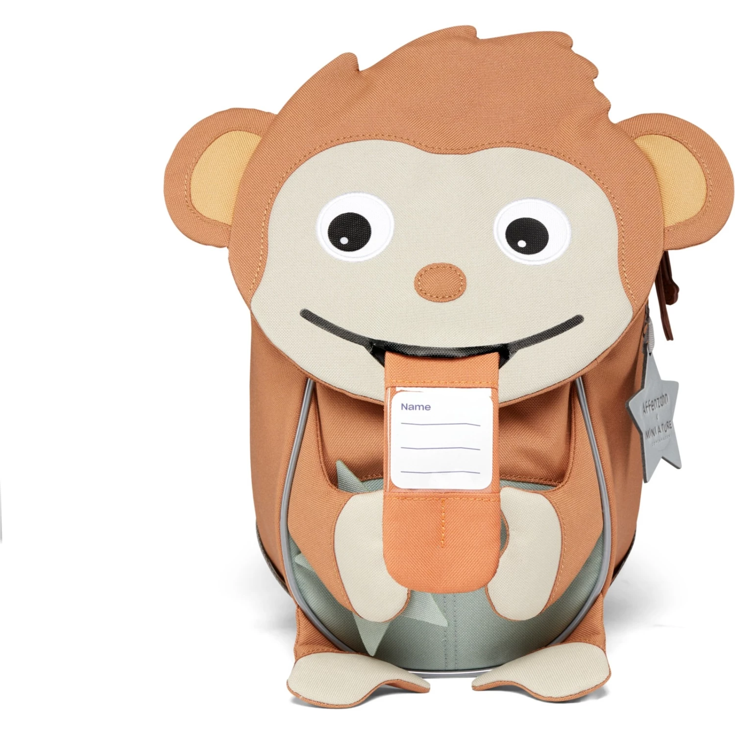 Kinderrucksäcke Affenzahn Kleiner Freund Mini A Ture Affenzahn, Rucksack (braun/beige, Mit Mini A Ture-Stern) 3 Kinderrucksäcke Affenzahn Kleiner Freund Mini A Ture Affenzahn, Rucksack (braun/beige, Mit Mini A Ture-Stern) – Bild 3