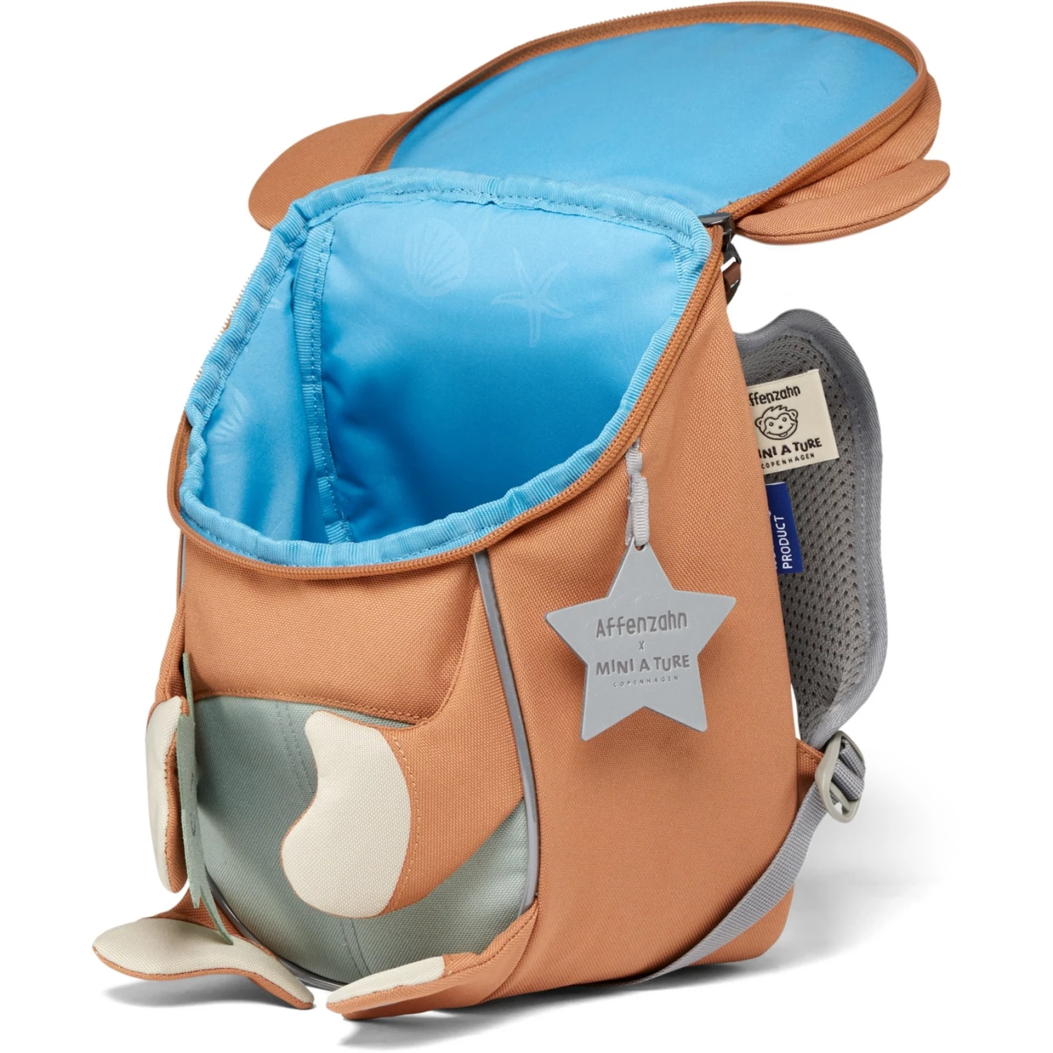 Kinderrucksäcke Affenzahn Kleiner Freund Mini A Ture Affenzahn, Rucksack (braun/beige, Mit Mini A Ture-Stern) 6 Kinderrucksäcke Affenzahn Kleiner Freund Mini A Ture Affenzahn, Rucksack (braun/beige, Mit Mini A Ture-Stern) – Bild 6