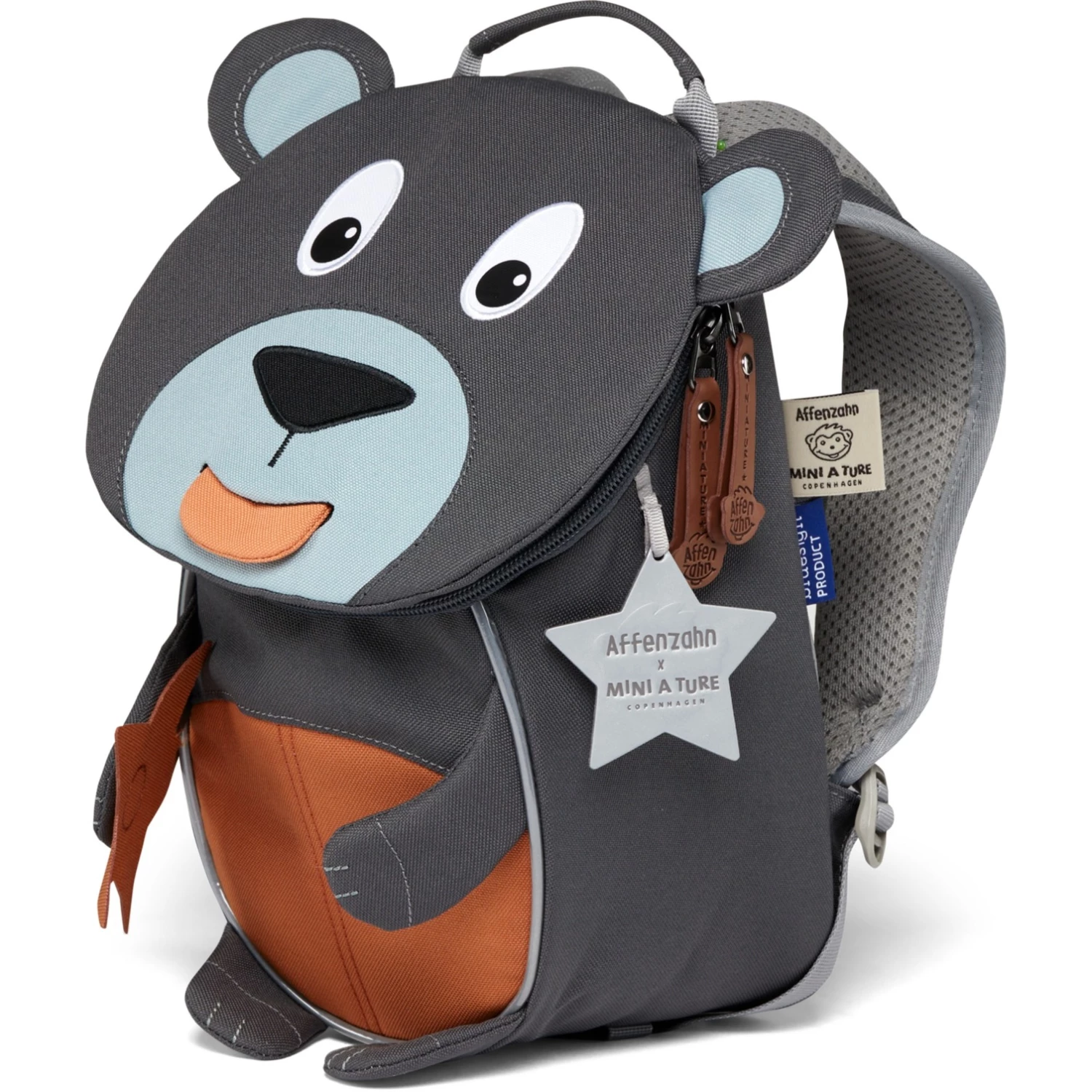 Kinderrucksäcke Affenzahn Kleiner Freund Mini A Ture Bär, Rucksack (dunkelblau, Mit Mini A Ture-Stern) 4 Kinderrucksäcke Affenzahn Kleiner Freund Mini A Ture Bär, Rucksack (dunkelblau, Mit Mini A Ture-Stern) – Bild 4