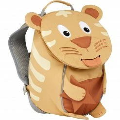 Kinderrucksäcke Affenzahn Kleiner Freund Mini A Ture Tiger, Rucksack (hellbraun/beige, Mit Mini A Ture-Stern)