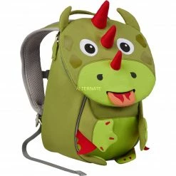Kinderrucksäcke Affenzahn Kleines Rucksäckchen Drache, Rucksack (grün/rot)