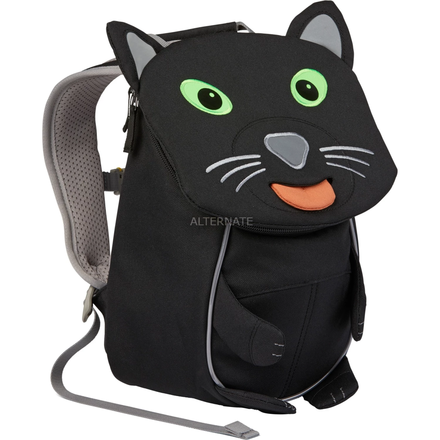 Kinderrucksäcke Affenzahn Kleines Rucksäckchen Panter, Rucksack (schwarz/grün) 1 Kinderrucksäcke Affenzahn Kleines Rucksäckchen Panter, Rucksack (schwarz/grün)