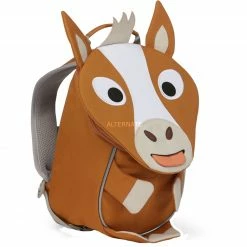 Kinderrucksäcke Affenzahn Kleines Rucksäckchen Pferd, Rucksack (braun/weiß)