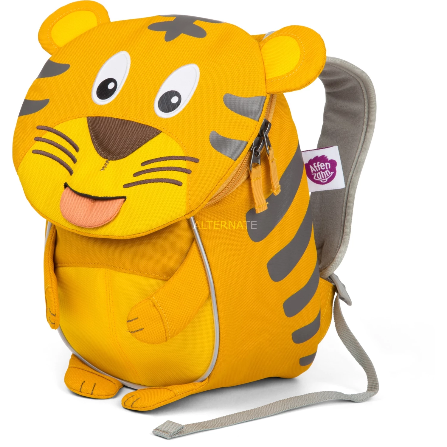 Kinderrucksäcke Affenzahn Kleines Rucksäckchen Timmy Tiger, Rucksack (gelb/braun) 3 Kinderrucksäcke Affenzahn Kleines Rucksäckchen Timmy Tiger, Rucksack (gelb/braun) – Bild 3