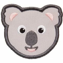 Kinderrucksäcke Affenzahn Klett-Badge Koala, Patch (grau)