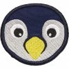 Kinderrucksäcke Affenzahn Klett-Badge Pinguin, Patch (blau/weiß)