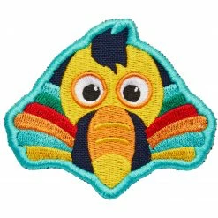 Kinderrucksäcke Affenzahn Klett-Badge Tukan, Patch (mehrfarbig)