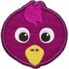 Kinderrucksäcke Affenzahn Klett-Badge Vogel, Patch (lila)