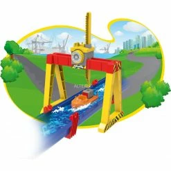 Wasserspielzeug Aquaplay ContainerCrane Set, Bahn (gelb/rot) -Outdoor-Spielzeug Verkäufe Aquaplay ContainerCrane Set Bahn@@1393650 2