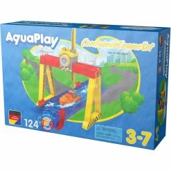 Wasserspielzeug Aquaplay ContainerCrane Set, Bahn (gelb/rot) -Outdoor-Spielzeug Verkäufe Aquaplay ContainerCrane Set Bahn@@1393650 4