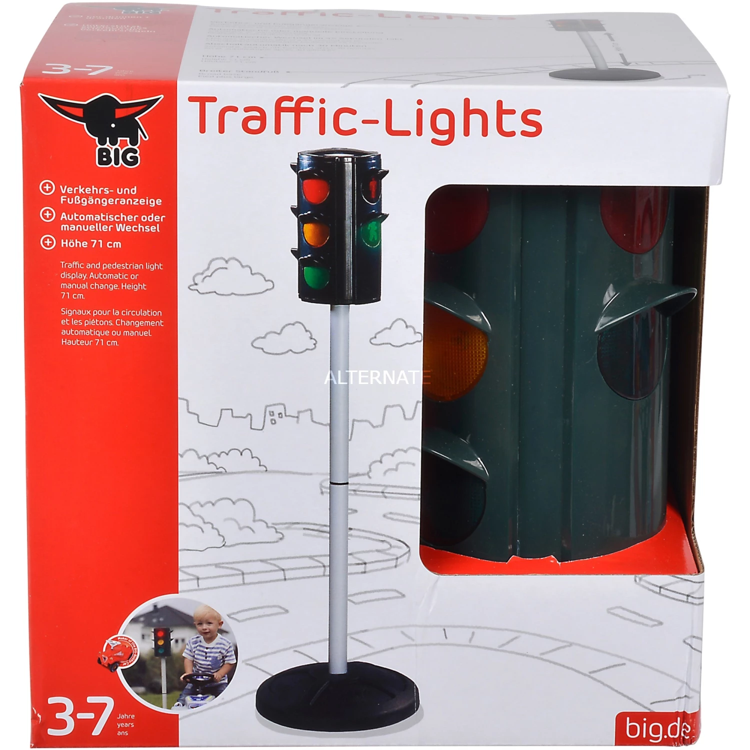 Gartenspielgeräte BIG Ampel, Verkehrszeichen (schwarz/schwarz) 4 Gartenspielgeräte BIG Ampel, Verkehrszeichen (schwarz/schwarz) – Bild 4