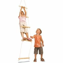 Gartenspielgeräte Eichhorn Outdoor Strickleiter, Gartenspielgerät (weiß/holz) -Outdoor-Spielzeug Verkäufe Eichhorn Outdoor Strickleiter Gartenspielger t@@1ssihe12 2