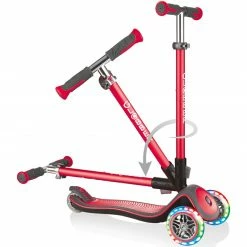GLOBBER Elite Deluxe Mit Leuchtrollen, Scooter (rot) -Outdoor-Spielzeug Verkäufe GLOBBER Elite Deluxe mit Leuchtrollen Scooter@@1700342 2