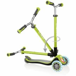 GLOBBER Elite Prime Mit Leuchtrollen Und Flashlight, Scooter (hellgrün/schwarz) -Outdoor-Spielzeug Verkäufe GLOBBER Elite Prime mit Leuchtrollen und Flashlight Scooter@@1so7ge06 4