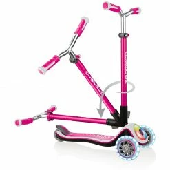 GLOBBER Elite Prime Mit Leuchtrollen Und Flashlight, Scooter (pink/schwarz) -Outdoor-Spielzeug Verkäufe GLOBBER Elite Prime mit Leuchtrollen und Flashlight Scooter@@1so7ge07 4