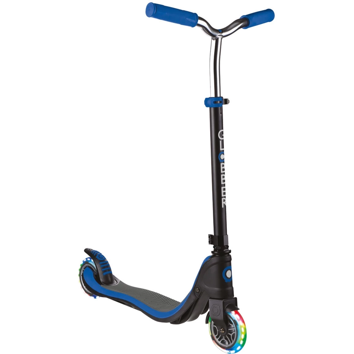 GLOBBER Flow 125 Mit Leuchtrollen, Scooter (blau/schwarz) 1 GLOBBER Flow 125 Mit Leuchtrollen, Scooter (blau/schwarz)