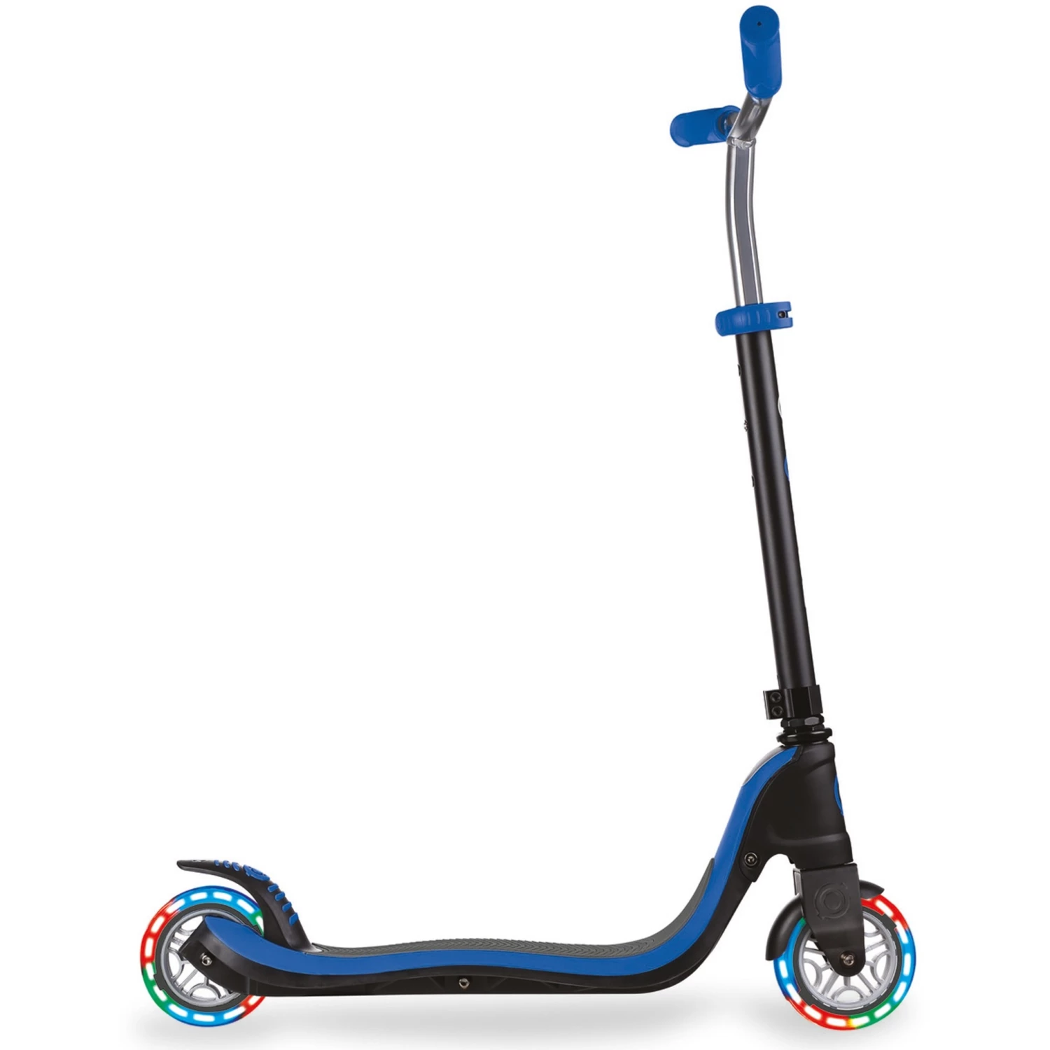 GLOBBER Flow 125 Mit Leuchtrollen, Scooter (blau/schwarz) 2 GLOBBER Flow 125 Mit Leuchtrollen, Scooter (blau/schwarz) – Bild 2