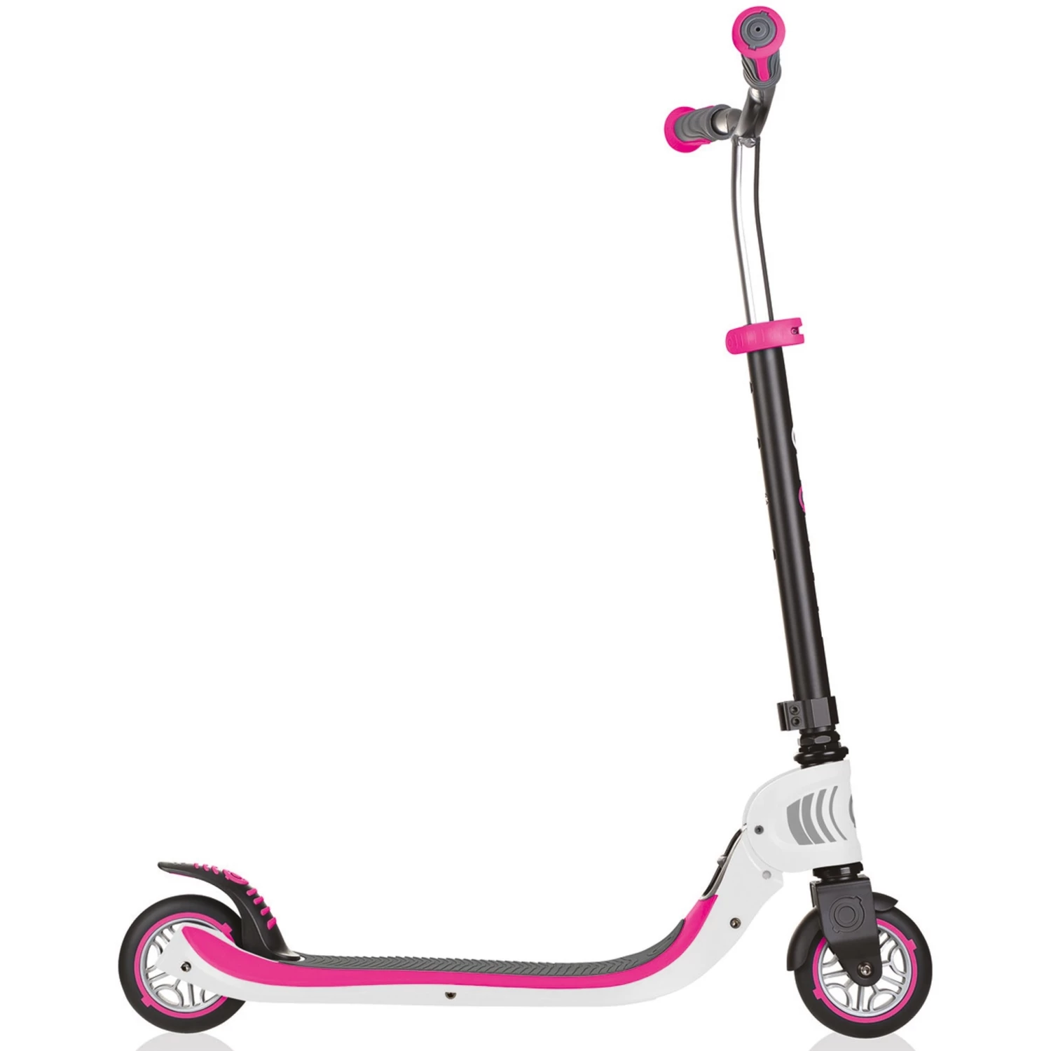GLOBBER Flow Foldable 125, Scooter (pink/weiß) 2 GLOBBER Flow Foldable 125, Scooter (pink/weiß) – Bild 2