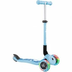 GLOBBER Junior Foldable Fantasy Lights, Scooter (blau, Pastellblau-Flowers) -Outdoor-Spielzeug Verkäufe GLOBBER Junior Foldable Fantasy Lights Scooter@@1818460 5