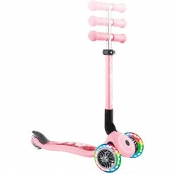 GLOBBER Junior Foldable Fantasy Lights, Scooter (rosa, Pastellrosa-Flowers) -Outdoor-Spielzeug Verkäufe GLOBBER Junior Foldable Fantasy Lights Scooter@@1818461 4