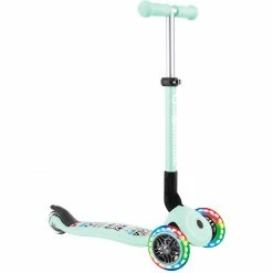 GLOBBER Junior Foldable Fantasy Lights, Scooter (mint, Mint-Tribal) -Outdoor-Spielzeug Verkäufe GLOBBER Junior Foldable Fantasy Lights Scooter@@1818463 5